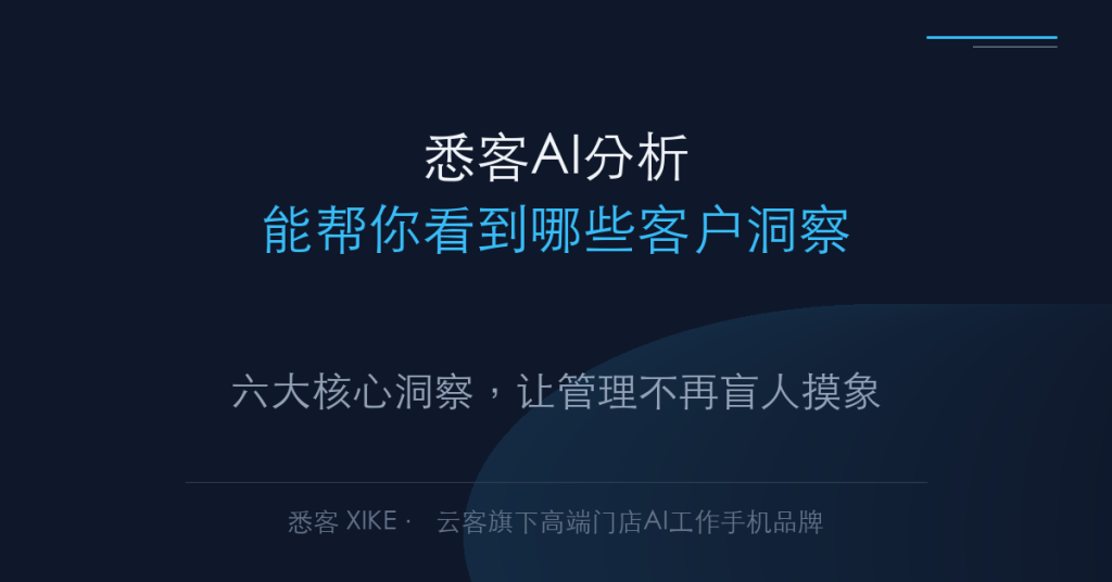 悉客AI分析能帮你看到哪些客户洞察